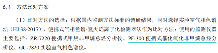 《固定污染源廢氣總烴、甲烷和非甲烷總烴的測(cè)定便攜式催化氧化-氫火焰離子化檢測(cè)器法》